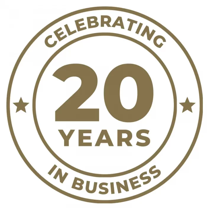 20 years in business