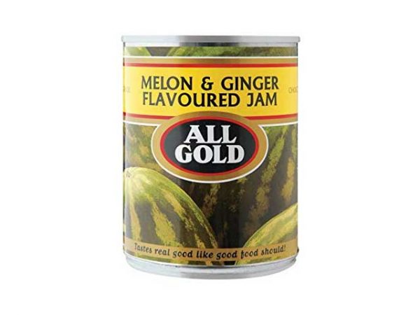 all gold melon and ginger flavoured jam