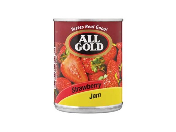all gold strawberry jam