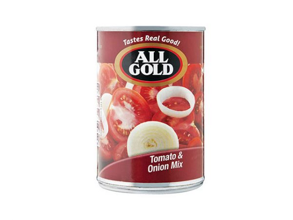 all gold tomato and onion mix