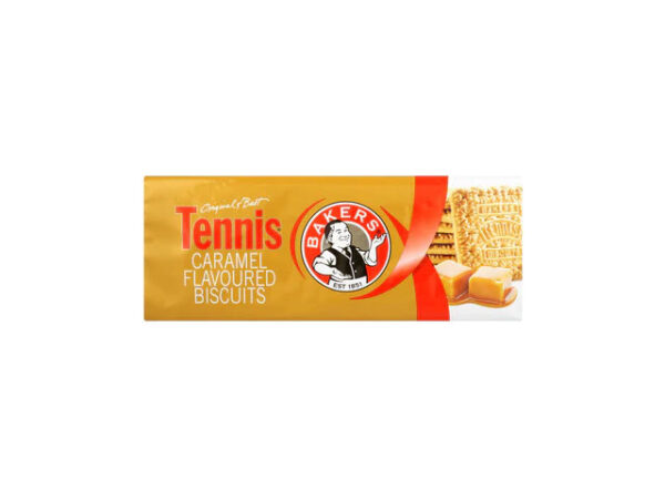 bakers tennis biscuits caramel