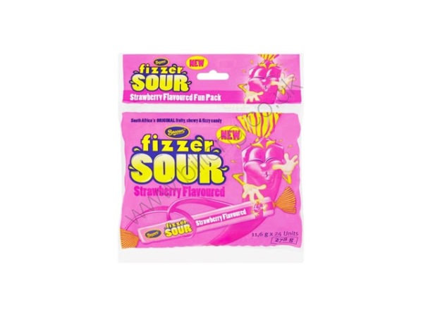 beacon fizzers sour strawberry 24 pack
