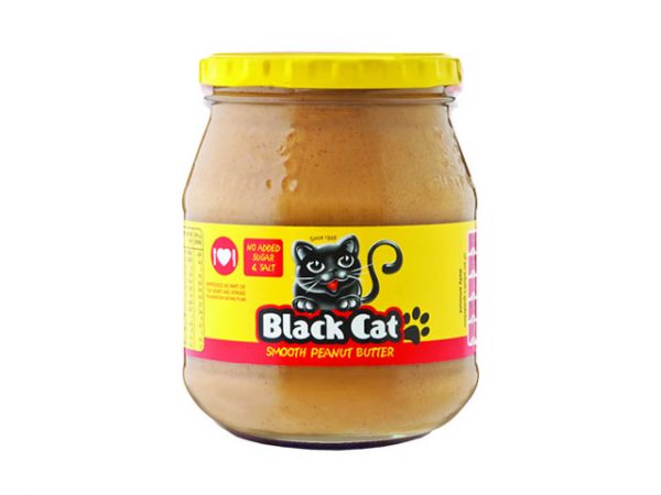 black cat peanut butter smooth no added sugar and salt