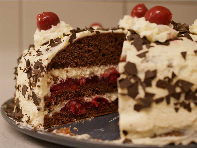 black forest cake recipe