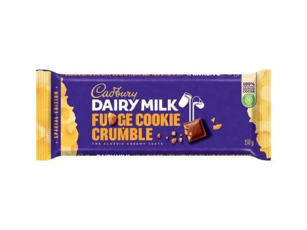 cadbury dairy milk fudge cookie crumble