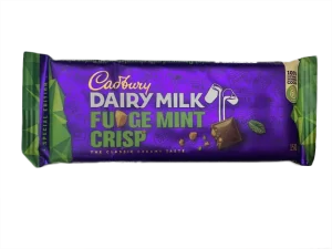 cadbury dairy milk fudge mint crisp