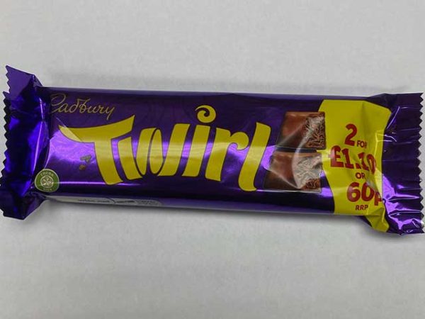 cadbury twirl 2 pack
