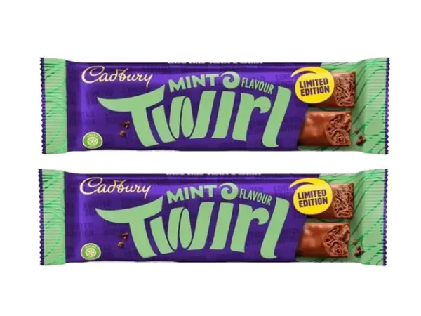 cadbury twirl mint 2 pack