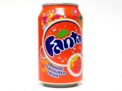 fanta orange drink