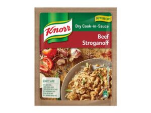 knorr dry cook in sacue beef stroganoff