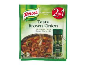 knorr tasty brown onion with mixed herbs soupy stew mix