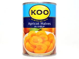 KOO APRICOT HALVES in syrup