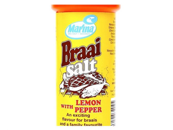 marina braai salt with lemon pepper