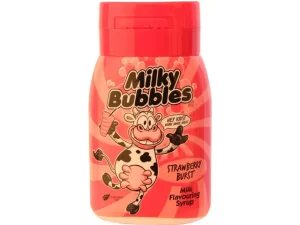 milky bubbles strawberry blast milk flavouring syrup