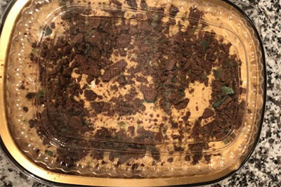 peppermint crisp pudding