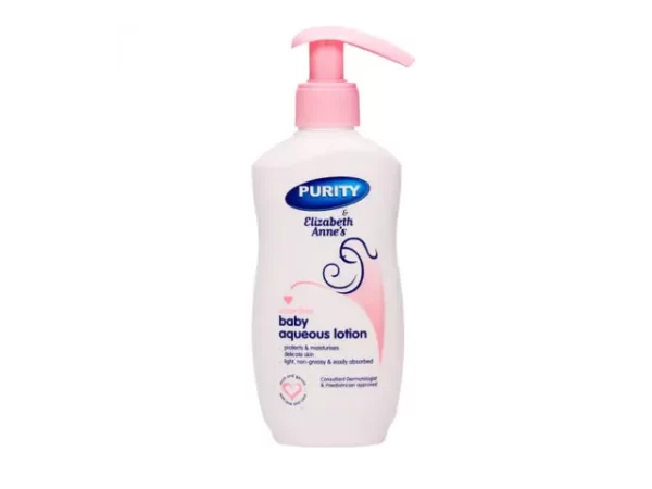 purity and elizabeth anne's baby acqueous lotion