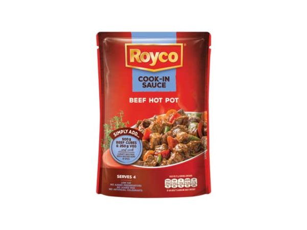 royco cook in sauce beef hot pot