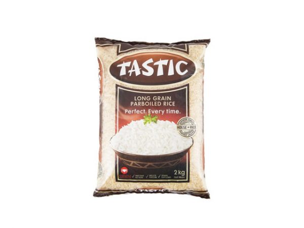 tastic long granied parboiled rice 2kg