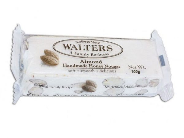 walters handmade honey nougat almond 100g