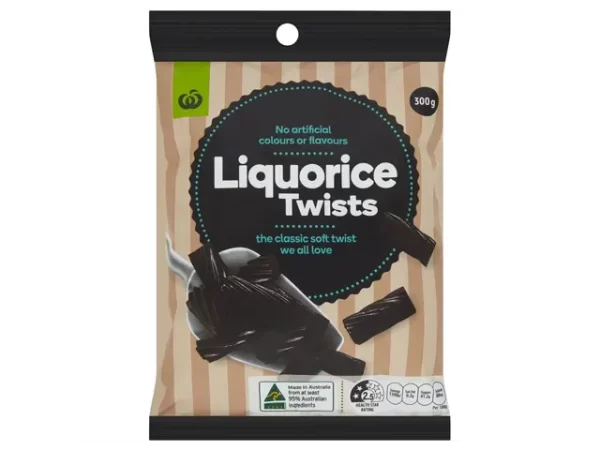 woolworths liquorice twists